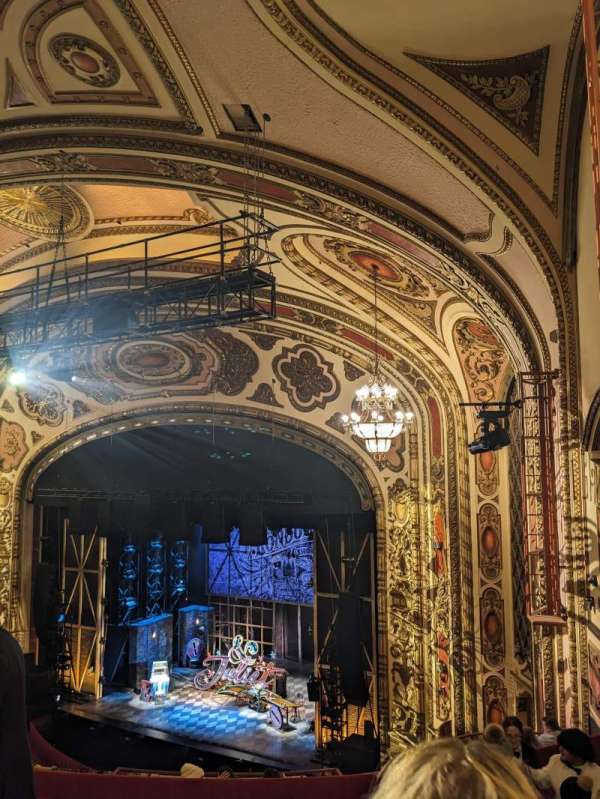 Cadillac Palace Theater, section: Balcony FR, row: J, seat: 30
