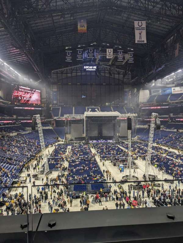 Lucas Oil Stadium, section: 328, row: 1, seat: 16