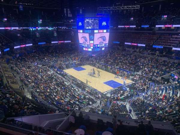 Kia Center, section: 205, row: 1, seat: 1