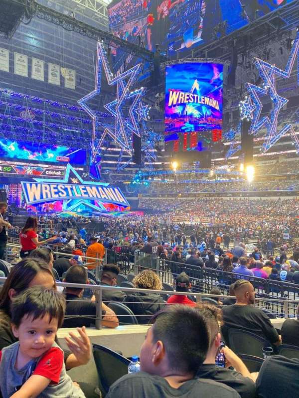 AT&T Stadium, section: C115, row: 8, seat: 6
