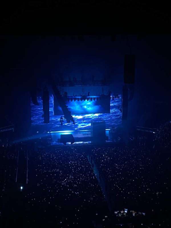 The O2, London, section: 411, row: R, seat: 692