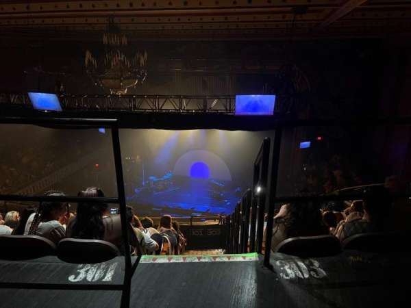 The Tabernacle, section: 401, row: A, seat: 1