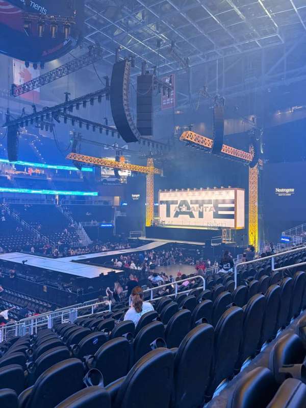 State Farm Arena, section: 109, row: S, seat: 13