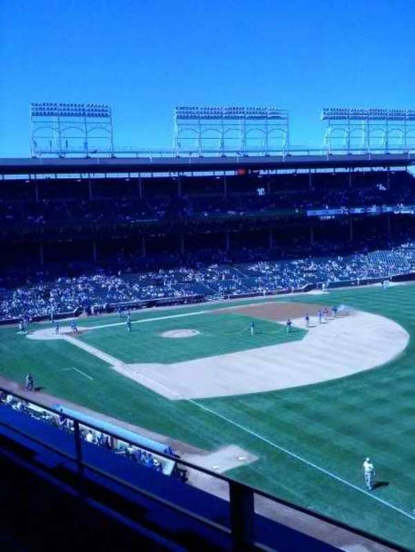 Wrigley Field, section: 330R, row: 2, seat: 10