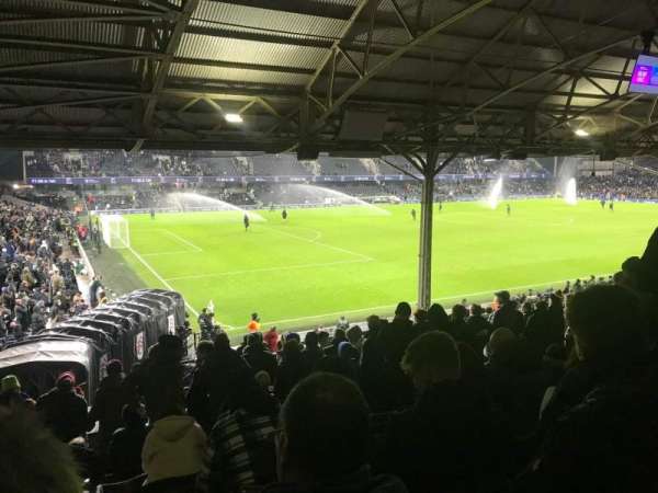 Craven Cottage, section: K, row: M, seat: 27
