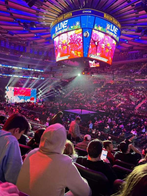 Madison Square Garden, section: 119, row: 12, seat: 9