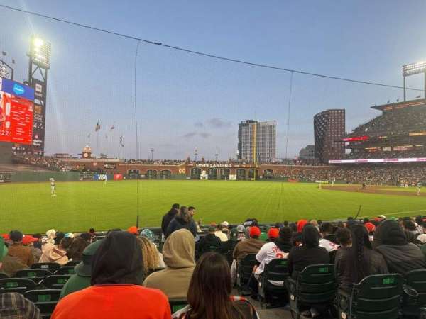 Oracle Park, section: 131, row: 12, seat: 2
