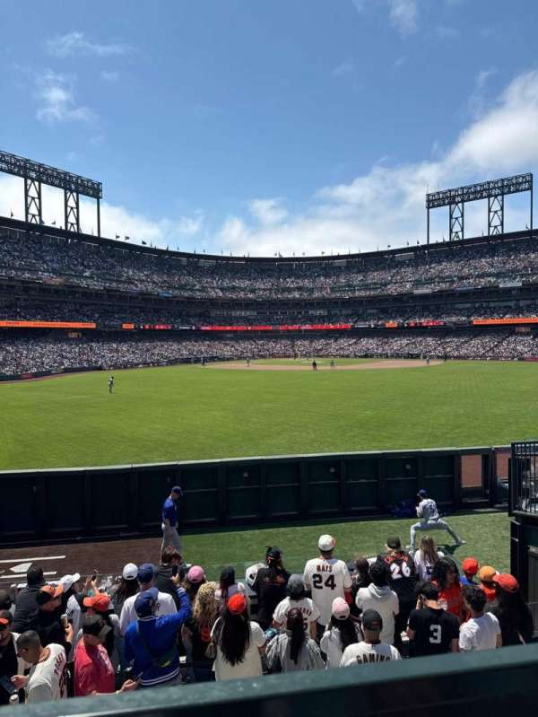 Oracle Park, section: 144, row: 14, seat: 7&8
