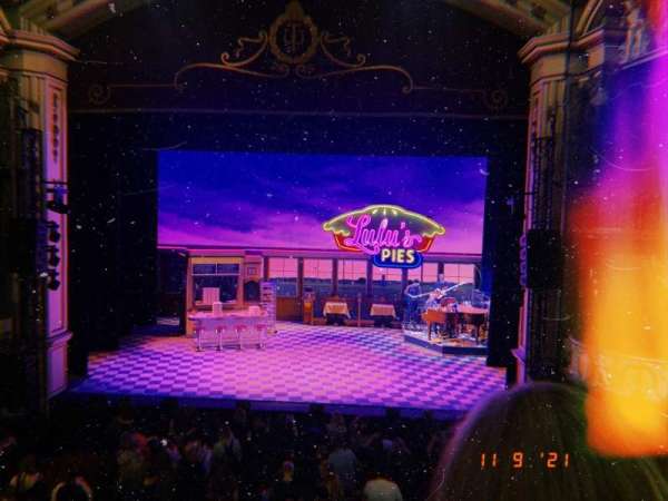 New Wimbledon Theatre, section: dress circle, row: B, seat: 12
