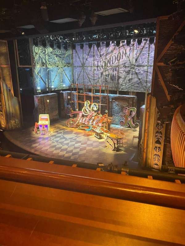 Stephen Sondheim Theatre, section: Mezzanine R, row: AA, seat: 8