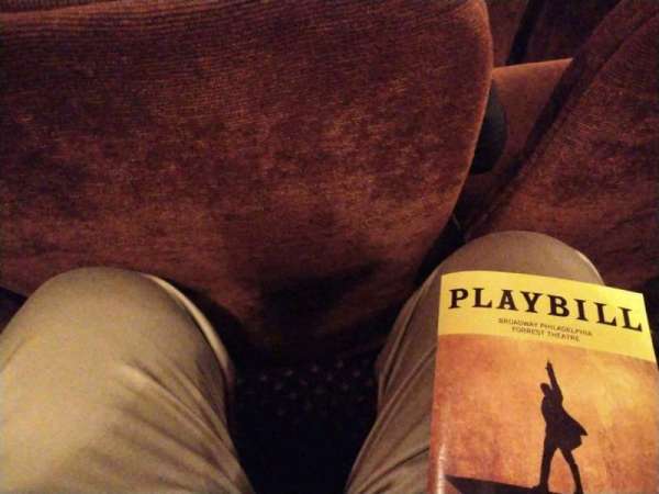 Forrest Theatre, section: Orchestra C, row: L, seat: 112