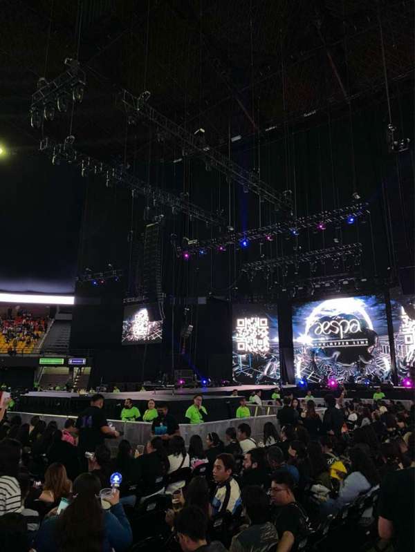 Palacio de los Deportes, section: AA4, row: A, seat: 19