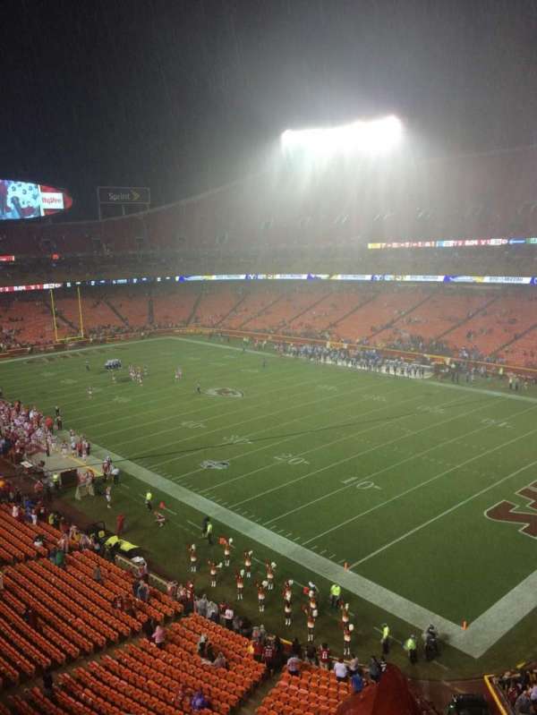 Arrowhead Stadium, section: 313, row: 3, seat: 20