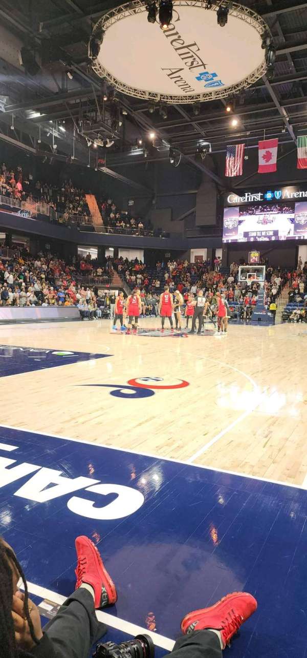 CareFirst Arena, section: FL101, row: A, seat: 2