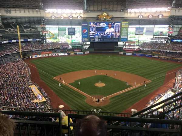 American Family Field, section: 422, row: 9, seat: 14