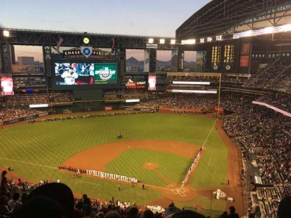Chase Field, section: 319, row: 21, seat: 2