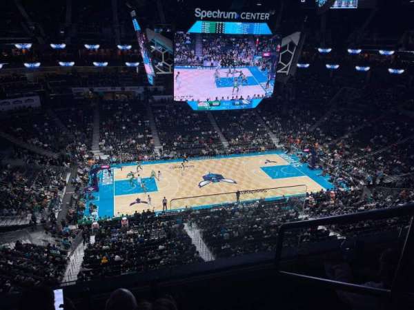 Spectrum Center, section: 210, row: C, seat: 1