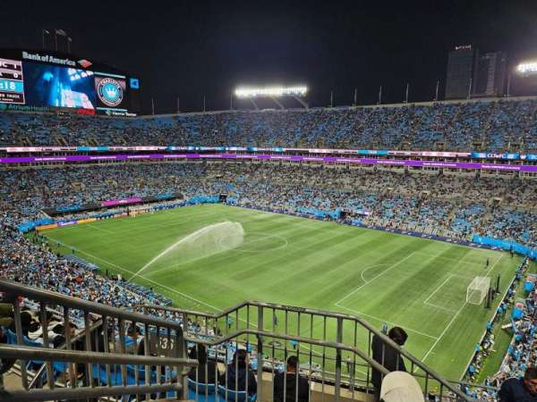 Bank of America Stadium, section: 536, row: 3, seat: 12