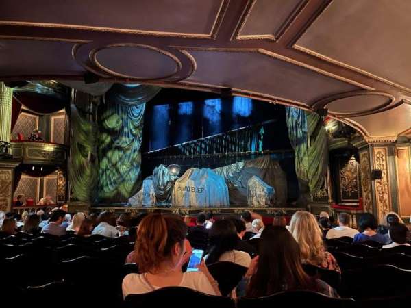 His Majesty's Theatre, London, section: Stalls, row: N, seat: 9