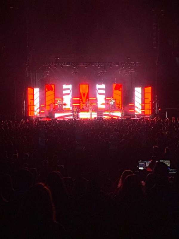 Kia Forum, section: 135, row: 3, seat: 1