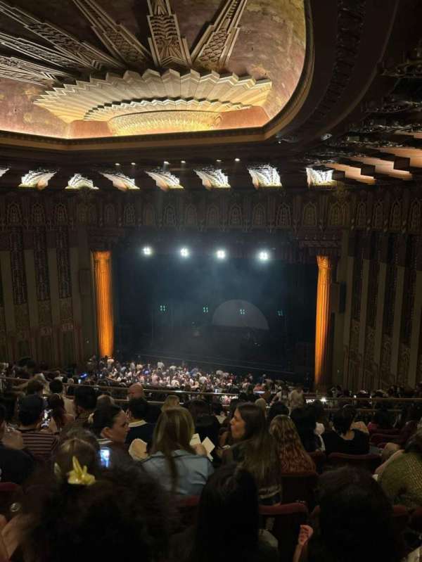 The Wiltern, section: Mezzanine RC, row: J, seat: 124