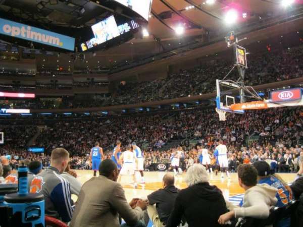 Madison Square Garden, section: 7, row: 1, seat: 4