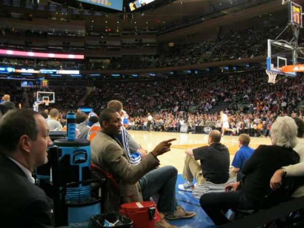 Madison Square Garden, section: 7, row: 1, seat: 4