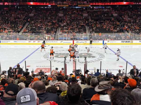 Xfinity Mobile Arena, section: 101, row: 16, seat: 8