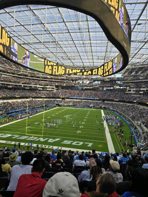 SoFi Stadium, section: 209, row: 15, seat: 15