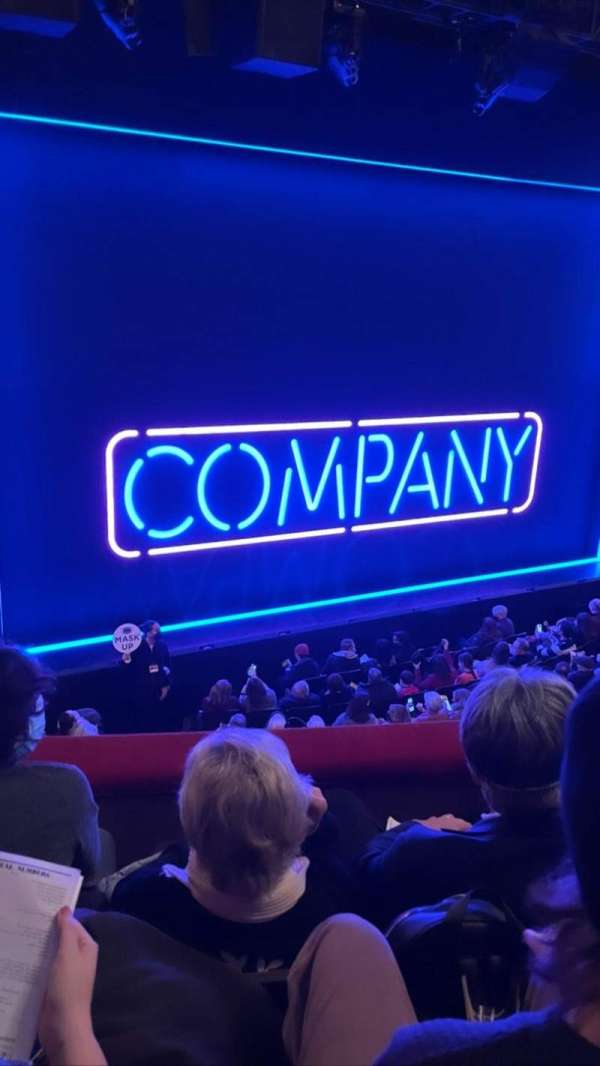 Bernard B. Jacobs Theatre, section: Mezzanine L, row: C, seat: 9