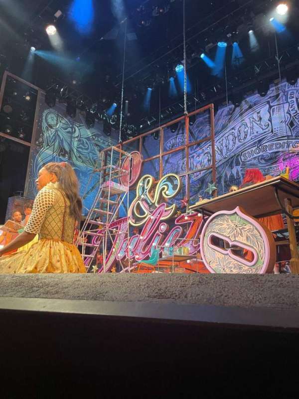 Stephen Sondheim Theatre, section: Orchestra R, row: A, seat: 2