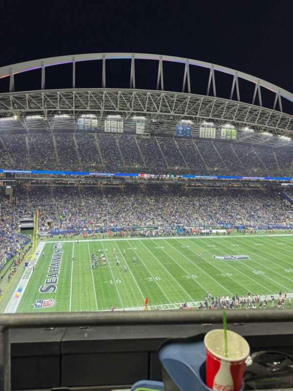 Lumen Field, section: 313, row: A, seat: 4