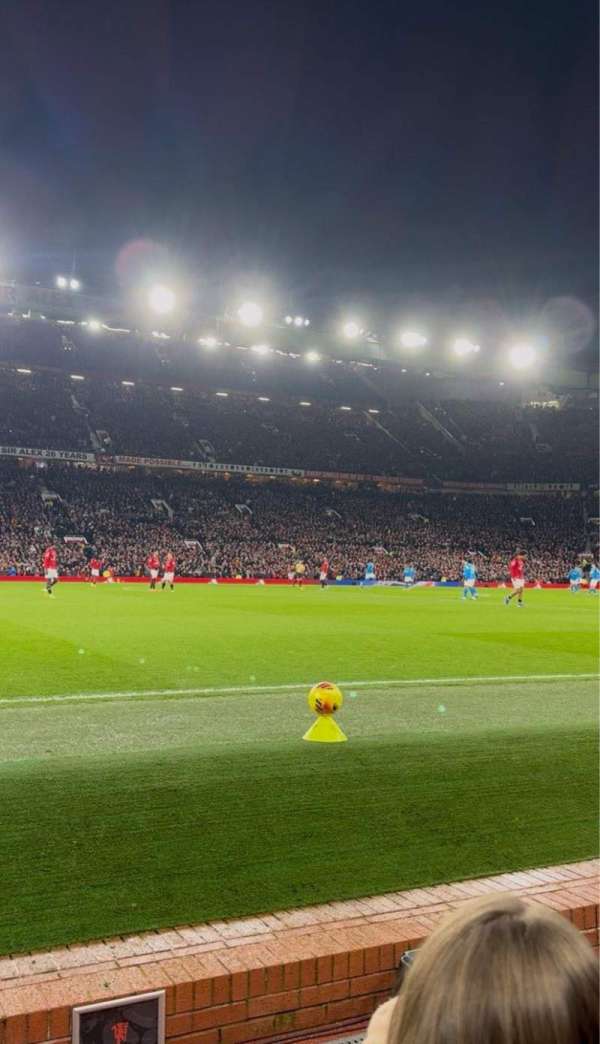 Old Trafford, section: S123, row: BB, seat: 176