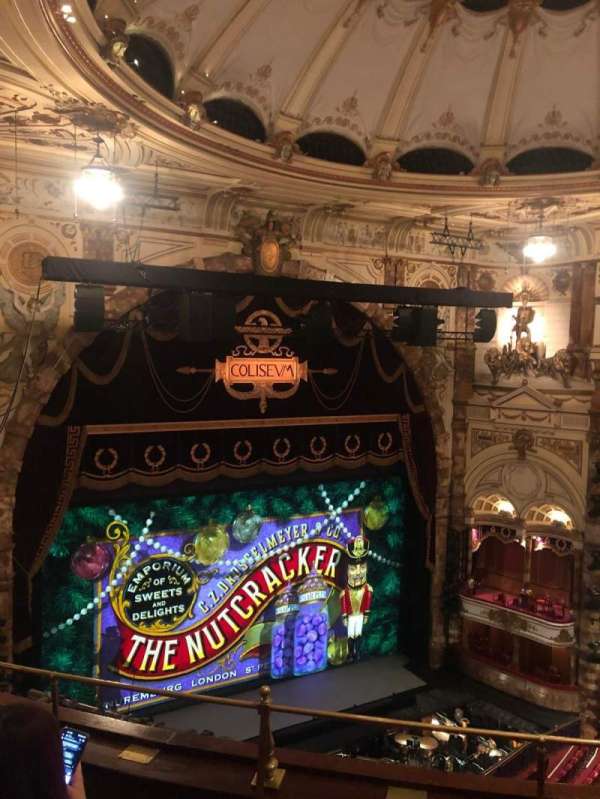 London Coliseum, section: Balcony, row: D, seat: 41