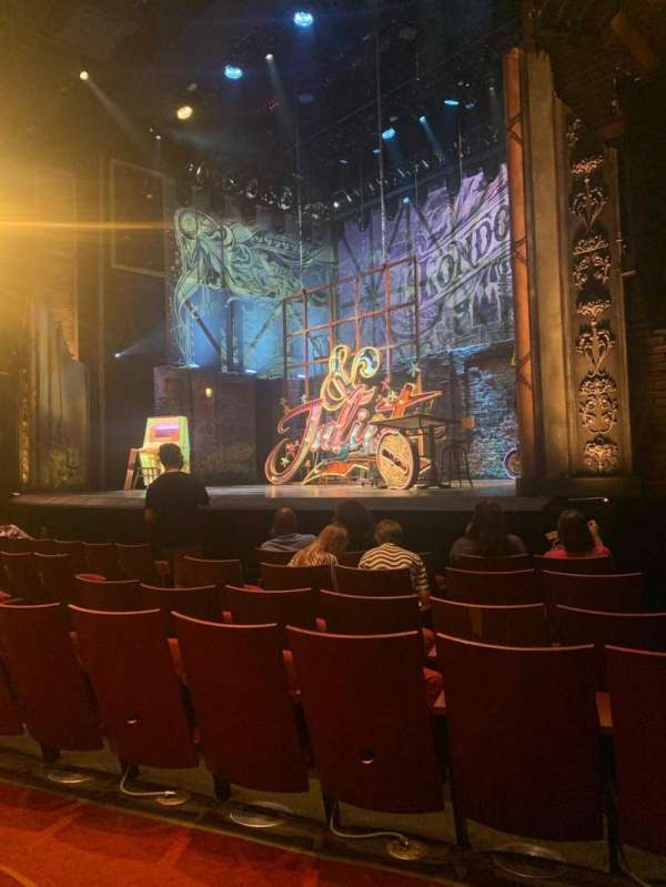 Stephen Sondheim Theatre, section: Orchestra R, row: G, seat: 16