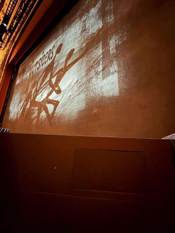 Bernard B. Jacobs Theatre, section: Orchestra R, row: A, seat: 4