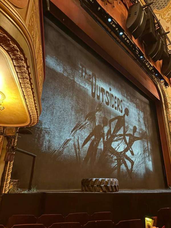 Bernard B. Jacobs Theatre, section: Orchestra L, row: F, seat: 13