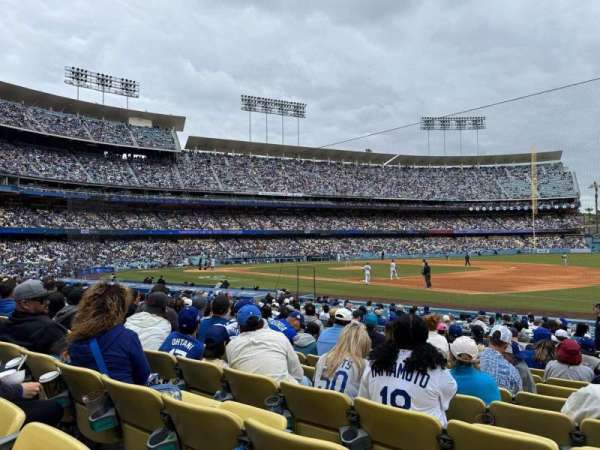Dodger Stadium, section: 30FD, row: M, seat: 8