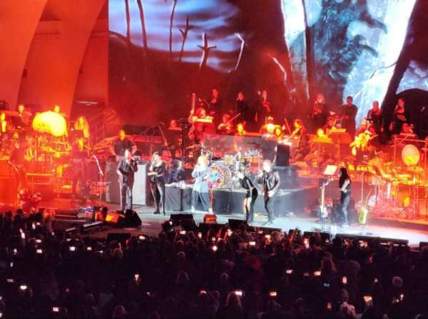 Hollywood Bowl, section: F1, row: 11, seat: 1