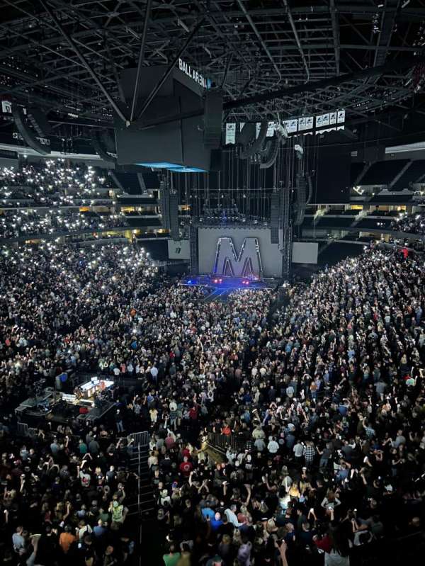 Ball Arena, section: 317, row: 1, seat: 8-9