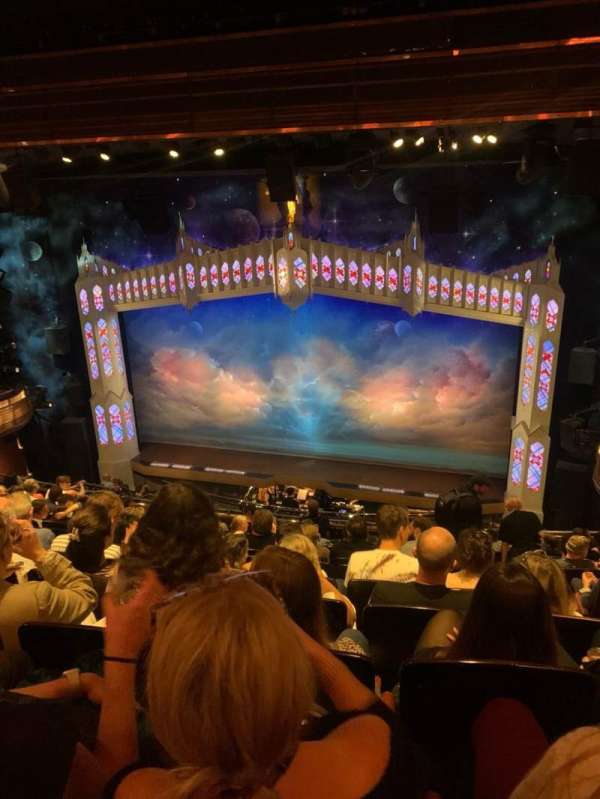 Prince of Wales Theatre, section: Circle, row: K, seat: 13