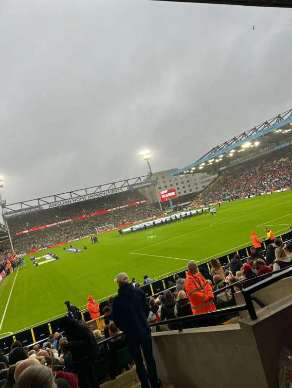 Carrow Road, section: TL, row: S, seat: 142