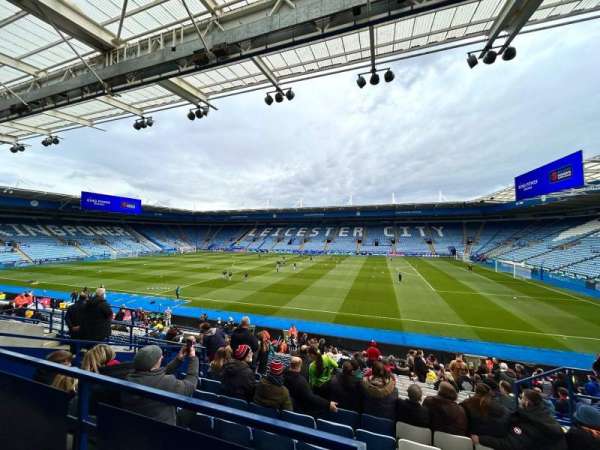 King Power Stadium, section: B3, row: W, seat: 232