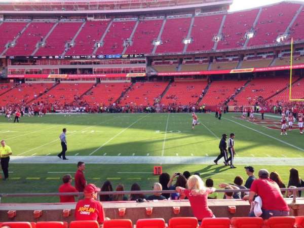 Arrowhead Stadium, section: 134, row: 7, seat: 16