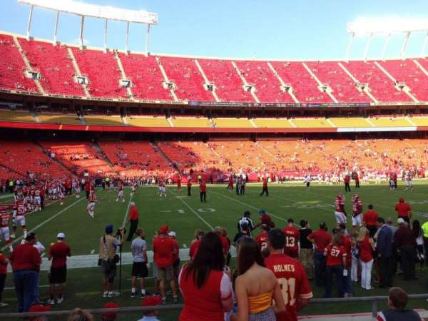 Arrowhead Stadium, section: 122, row: 6, seat: 15