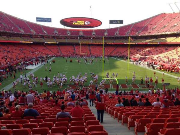 Arrowhead Stadium, section: 111, row: 27, seat: 2