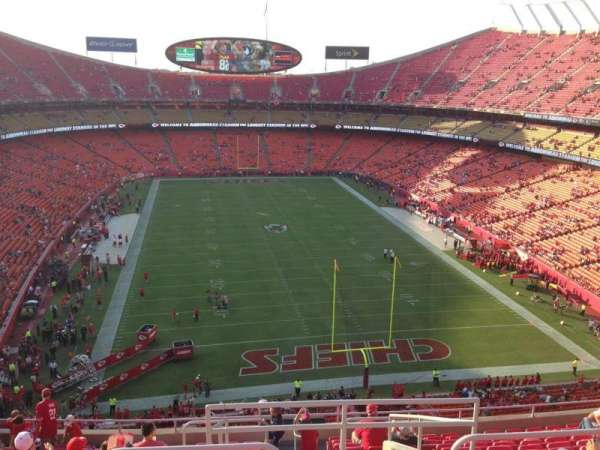 Arrowhead Stadium, section: 314, row: 14, seat: 1
