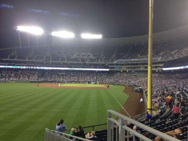 Kauffman Stadium, section: 106, row: C, seat: 12