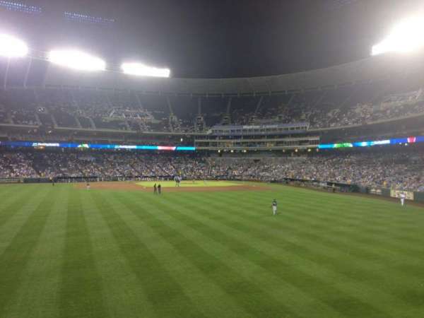 Kauffman Stadium, section: 103, row: G, seat: 20