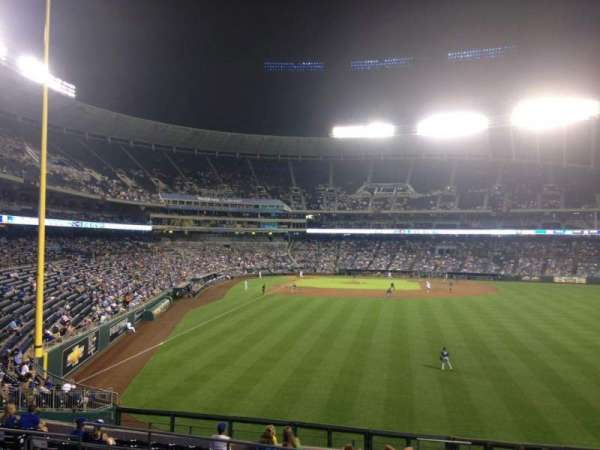 Kauffman Stadium, section: 251, row: LL, seat: 17